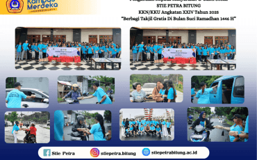 Pengabdian Kepada Masyarakat & Bakti Sosial STIE PETRA BITUNG KKNKKU Angkatan XXIV Tahun 2025 “Berbagi Takjil Gratis Di Bulan Suci Ramadhan 1446 H”